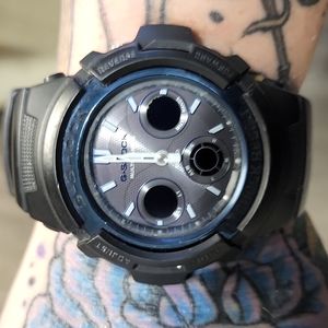 G Shock Black and Blue